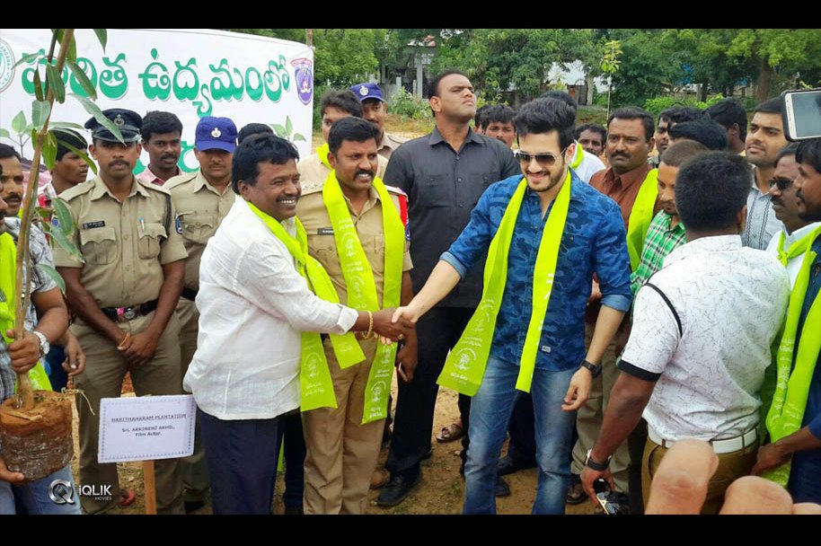 Akhil-Akkineni-At-Haritha-Haram-Event